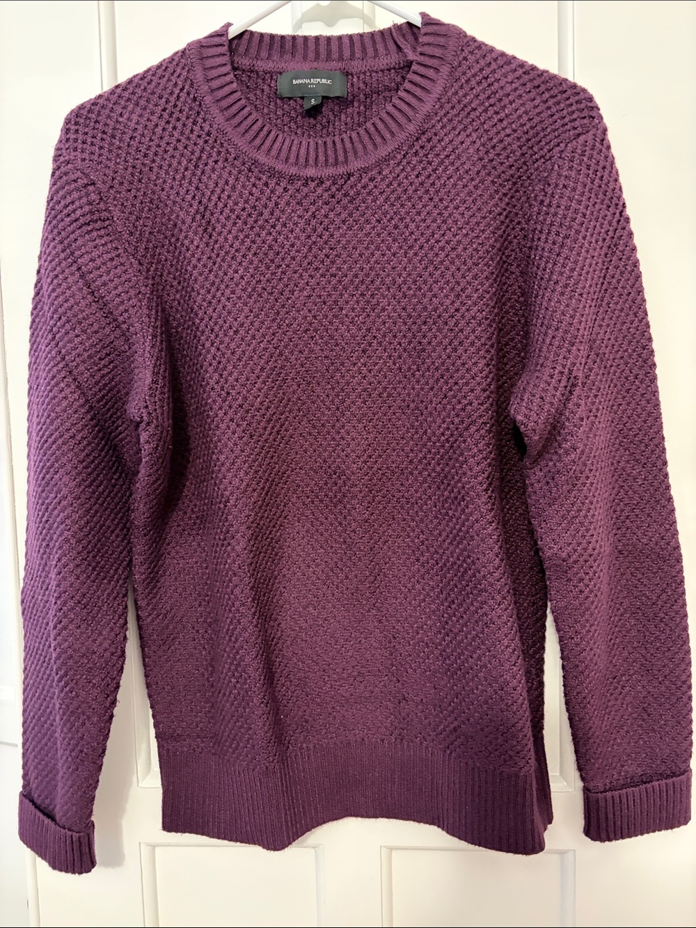 Banana Republic Plum Crewneck Sweater